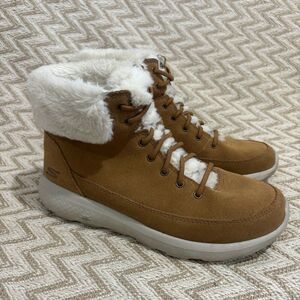 Skechers Winter Chill On-The-Go Water Repellent Suede Boots